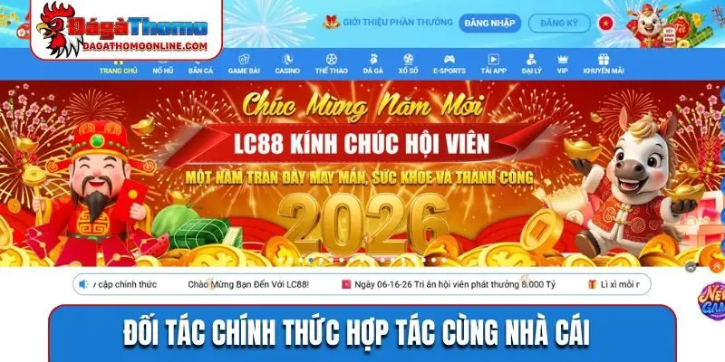 Đối tác chính thức hợp tác cùng nhà cái